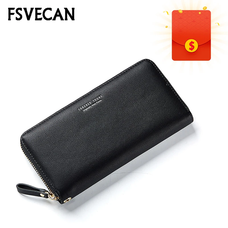 FSVECAN Casual Leather Wallet Women Zipper Pocket Money Card Holder Big Wallets Korean Coin Woman Wallet Long Ladies Purse 2019
FSVECAN Casual Leather Wallet Women Zipper Pocket Money Card Holder Big Wallets Korean Coin Woman Wallet Long Ladies Purse 2019