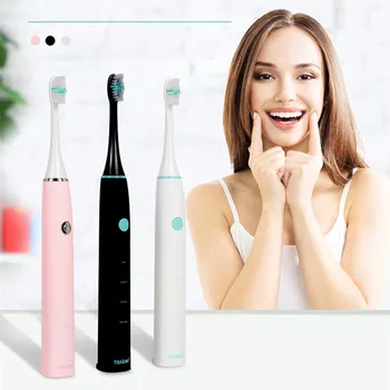 Tsaiumi ET530 Electric Sonic Toothbrush USB Chargeable IPX7 Waterproof Electric Toothbrush With 4 Modes Cleaning 2 Brush Heads
Tsaiumi ET530 Electric Sonic Toothbrush USB Chargeable IPX7 Waterproof Electric Toothbrush With 4 Modes Cleaning 2 Brush Heads