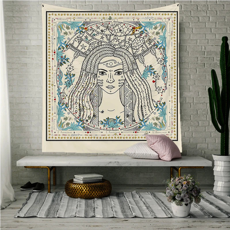 Loartee Bohemian Mysterious Goddess Tapestry Indian Dream Catcher Room Cloth Curtain Wall Décoration
Loartee Bohemian Mysterious Goddess Tapestry Indian Dream Catcher Room Cloth Curtain Wall Décoration