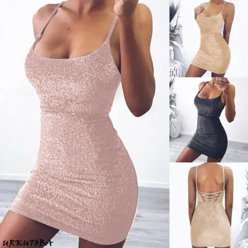 Women Summer Sexy Sleeveless Backless O Neck Sequins Bodycon Clubwear Party Cocktail Mini Dress
Women Summer Sexy Sleeveless Backless O Neck Sequins Bodycon Clubwear Party Cocktail Mini Dress