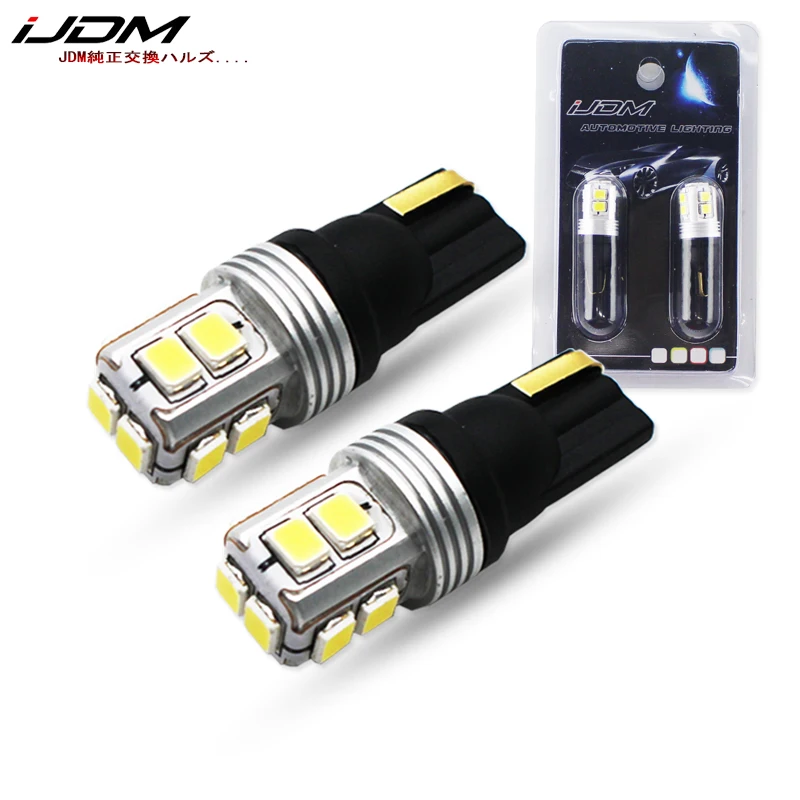 iJDM T10 168 194 W5W LED Clearance Parking Light Wedge Light and For Ford Chevy GMC etc High Mount 3rd Brake Stop Light Lamp 12V
iJDM T10 168 194 W5W LED Clearance Parking Light Wedge Light and For Ford Chevy GMC etc High Mount 3rd Brake Stop Light Lamp 12V