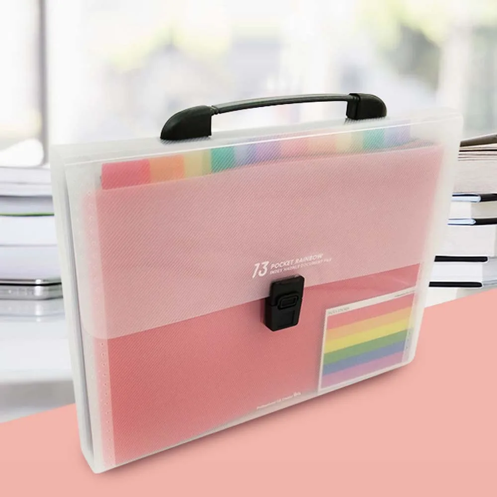 A4 expanding wallet 13-grid PP multi-layer folder paper collection bag office stationery bills bag
A4 expanding wallet 13-grid PP multi-layer folder paper collection bag office stationery bills bag