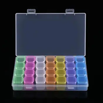 28 Grids Empty jewelry Storage Ring Box High Quality Nail Art Rhinestone Plastic Jewellery Earrings Beads Display Case Organizer
28 Grids Empty jewelry Storage Ring Box High Quality Nail Art Rhinestone Plastic Jewellery Earrings Beads Display Case Organizer