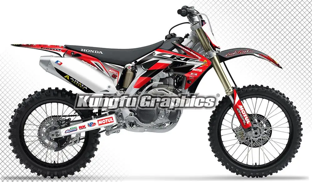 KUNGFU GRAPHICS Motocross Racing Decals MX Stickers Vinyl Kit Vehicle Wraps for Honda CRF 450 R CRF450R 2005 2006 2007 2008 
KUNGFU GRAPHICS Motocross Racing Decals MX Stickers Vinyl Kit Vehicle Wraps for Honda CRF 450 R CRF450R 2005 2006 2007 2008