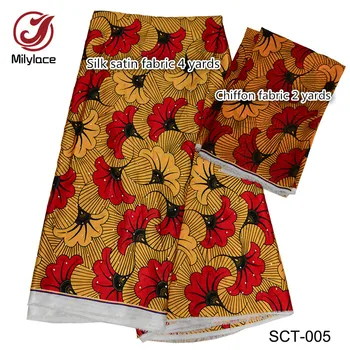 4 yards Satin fabric match 2 yards chiffon fabric with stones for garment material sct-001
4 yards Satin fabric match 2 yards chiffon fabric with stones for garment material sct-001
