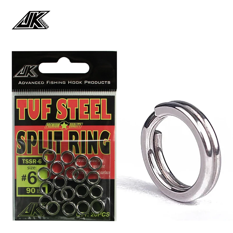 JK 3packs No.3-10/6-14mm HOT Fishing Split Rings For Heavy Duty Fish hook Connector Assist Hooks Sea Fishing Accessories Tackle
JK 3packs No.3-10/6-14mm HOT Fishing Split Rings For Heavy Duty Fish hook Connector Assist Hooks Sea Fishing Accessories Tackle