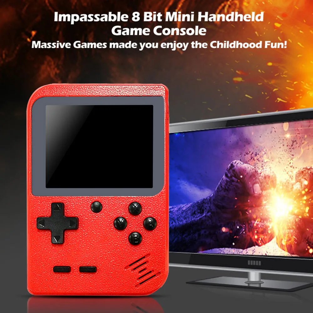 

Kids Gift Mini Portable 2.8in LCD 8 bit Classic Game Player Video Console Built-in 168 Retro Games Handheld game console