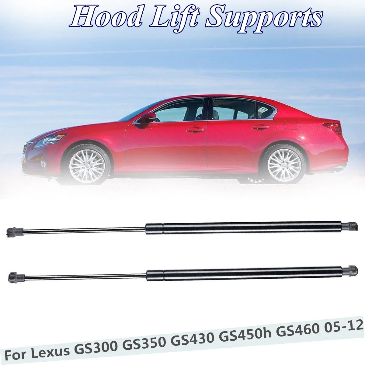 2pcs Car Front Left&Right Hood Lift Support Shock Strut Arm For Lexus GS300 GS350 GS430 GS460 2005-2012
2pcs Car Front Left&Right Hood Lift Support Shock Strut Arm For Lexus GS300 GS350 GS430 GS460 2005-2012