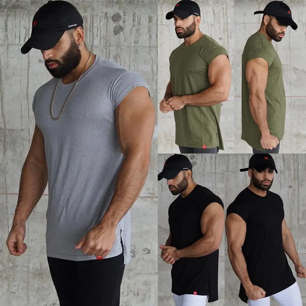 Summer Mens Cotton Blends Short Sleeve Muscle Loose Top Males Quick Dry Solid Color Gym Fitness Sporty Running Soft Tee M-2XL
Summer Mens Cotton Blends Short Sleeve Muscle Loose Top Males Quick Dry Solid Color Gym Fitness Sporty Running Soft Tee M-2XL