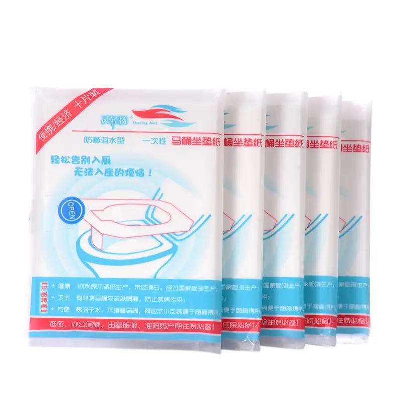 50Pcs Disposable Toilet Seat Cover Mat Portable 100% Waterproof Safety Toilet Seat Pad For Travel/Camping Bathroom Accessiories
50Pcs Disposable Toilet Seat Cover Mat Portable 100% Waterproof Safety Toilet Seat Pad For Travel/Camping Bathroom Accessiories