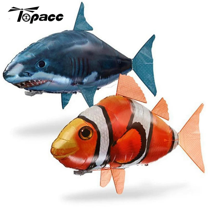 

Remote Control RC Toy Inflatable Balloon Air Swimmer Flying Clown RC Fish Toys For Children Kids Gifts Party Decoration