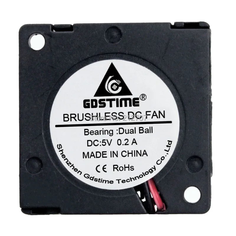 100 Pieces/lot Gdstime 30mm x 30mm x 10mm 5V Ball Bearing Mini Blower Fan High Speed 9500RPM 3010 Turbo Blower for 3D Printers
100 Pieces/lot Gdstime 30mm x 30mm x 10mm 5V Ball Bearing Mini Blower Fan High Speed 9500RPM 3010 Turbo Blower for 3D Printers