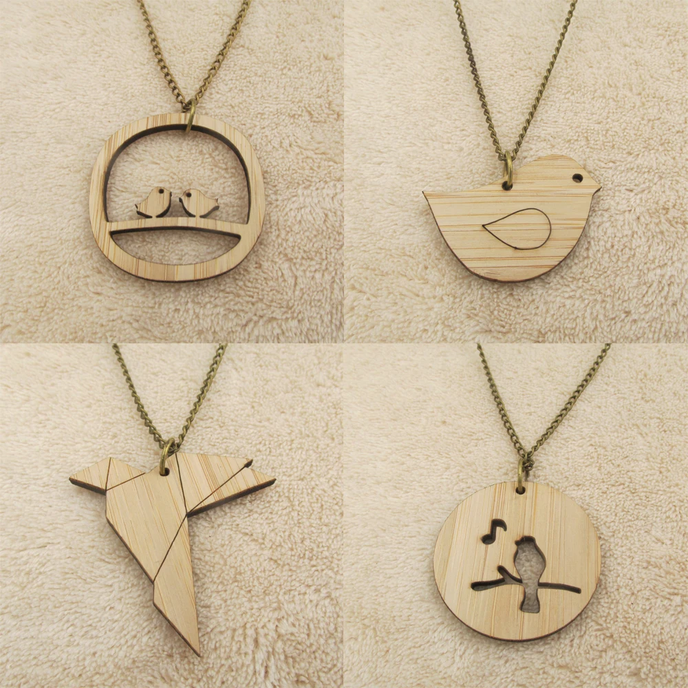 2019 Origami Bird Necklace Handmade Bamboo Wooden Cute Birds Pendant Unique Nature Inspired Wood Jewelry
2019 Origami Bird Necklace Handmade Bamboo Wooden Cute Birds Pendant Unique Nature Inspired Wood Jewelry