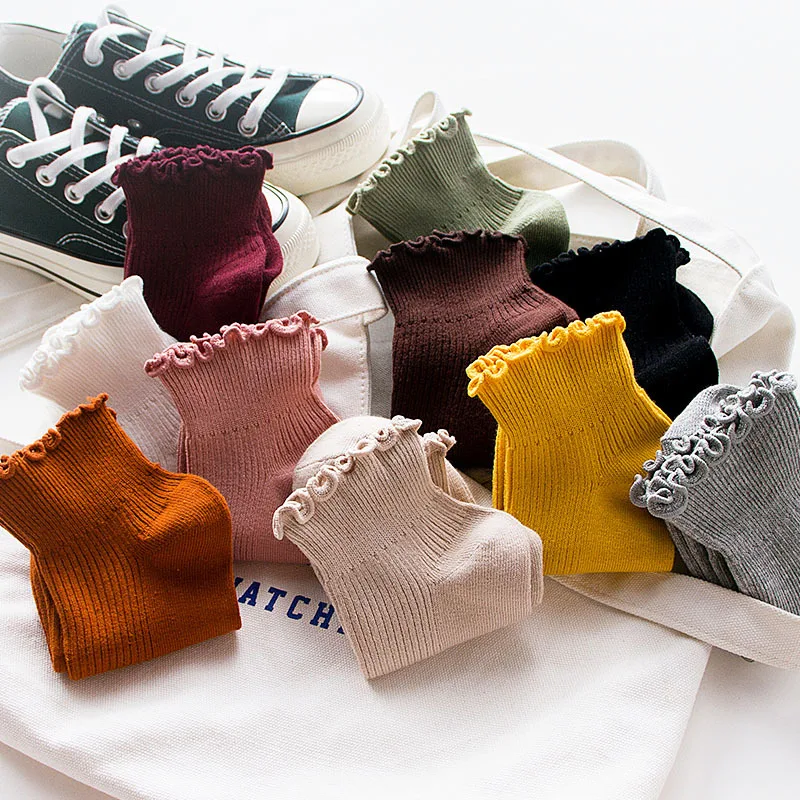Sale Japanese Harajuku College Wind Cute Women Ankle Socks Casual Cotton Girls Sweet Ruffles Princess Student socks
Sale Japanese Harajuku College Wind Cute Women Ankle Socks Casual Cotton Girls Sweet Ruffles Princess Student socks