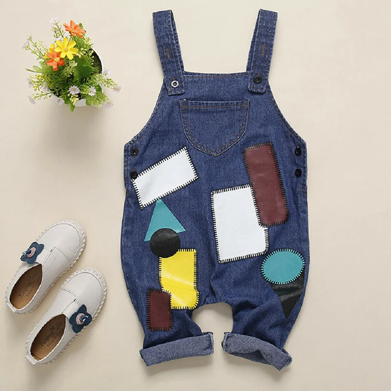 

0-5T Toddler Kid Baby Girls Boy Clothes Summer Sleeveless Denim Bib Pants Romper Cute Jean Overalls Fashion Outfit