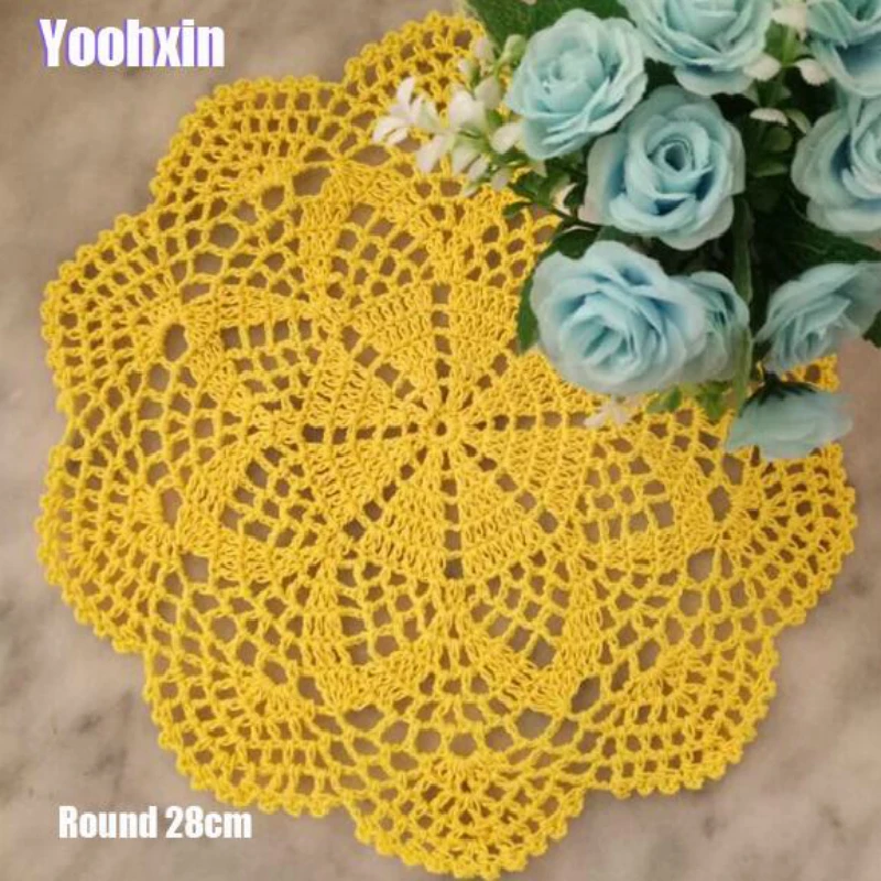 14colors Luxury Cotton Round Placemat Cup Coaster Mug Kitchen Christmas Table Place Mat Cloth Lace Crochet Tea Coffee Doily Pad
14colors Luxury Cotton Round Placemat Cup Coaster Mug Kitchen Christmas Table Place Mat Cloth Lace Crochet Tea Coffee Doily Pad