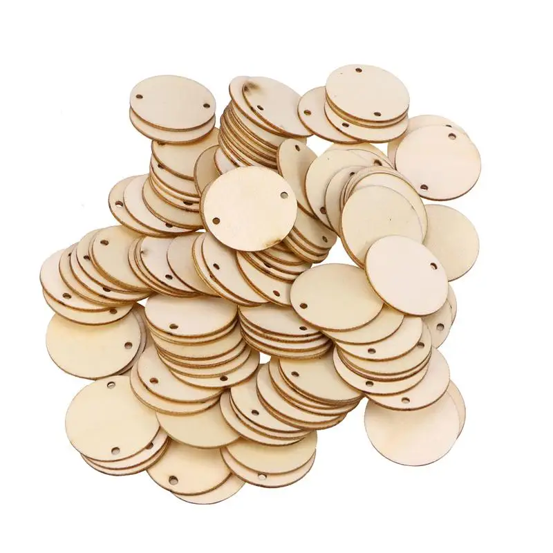100Pcs Wooden Slices Round 2-Hole Wooden Pendants Accessories Wooden Slices Home Decor Embellishments Scrapbooking DIY
100Pcs Wooden Slices Round 2-Hole Wooden Pendants Accessories Wooden Slices Home Decor Embellishments Scrapbooking DIY