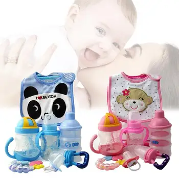 7PCS/Pack Cotton Cartoon Bib Teether Baby Comfort Pacifier Chain Food Supplement Bottle Set Baby Pacifiers And Accessories
7PCS/Pack Cotton Cartoon Bib Teether Baby Comfort Pacifier Chain Food Supplement Bottle Set Baby Pacifiers And Accessories