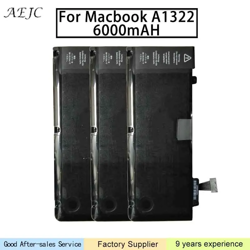 6000mAh For MacBook Pro 13" A1322 A1278 Laptop Battery MB990 MB991 MC700 MC374 MD313 MD101 MD314 MC724 Mid 2009-2012 Year
6000mAh For MacBook Pro 13" A1322 A1278 Laptop Battery MB990 MB991 MC700 MC374 MD313 MD101 MD314 MC724 Mid 2009-2012 Year