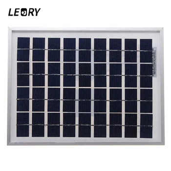 LEORY 5W 18VSolar Panel Outdoor PolyCrystalline Solar Cells Module Charger For 12V Battery Applied To DC LED lights For Camping
LEORY 5W 18VSolar Panel Outdoor PolyCrystalline Solar Cells Module Charger For 12V Battery Applied To DC LED lights For Camping