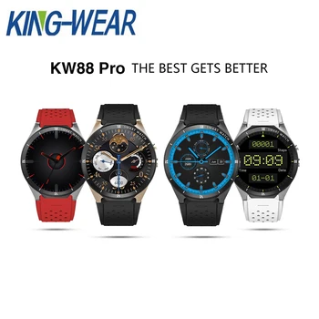 

KINGWEAR KW88 Pro 3G Smartwatch Phone 1.39 inch Android 7.0 MTK6580 Quad Core 1.3GHz 1GB RAM 16GB ROM Smart Watch GPS Wearable