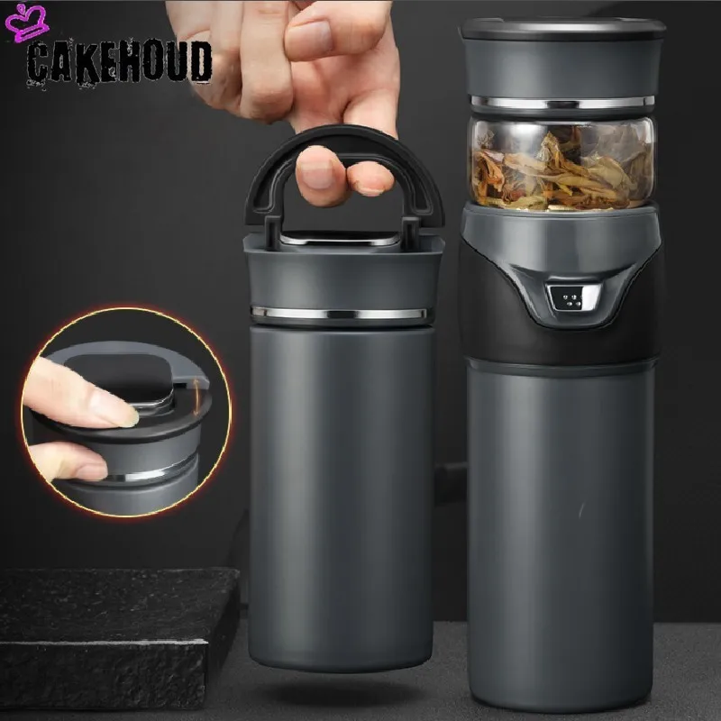 CAKEHOUD 500ml Business Type Stainless Steel Vacuum Flask Large Capacity Tea Separation Bubble Tea Mug Business Gift Cup
CAKEHOUD 500ml Business Type Stainless Steel Vacuum Flask Large Capacity Tea Separation Bubble Tea Mug Business Gift Cup