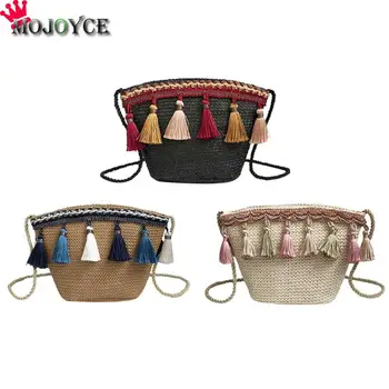 Fashion Summer Beach Vintage Women Girls Straw Casual Shoulder Bags Tassels Messenger Crossbody Zipper Handbags
Fashion Summer Beach Vintage Women Girls Straw Casual Shoulder Bags Tassels Messenger Crossbody Zipper Handbags