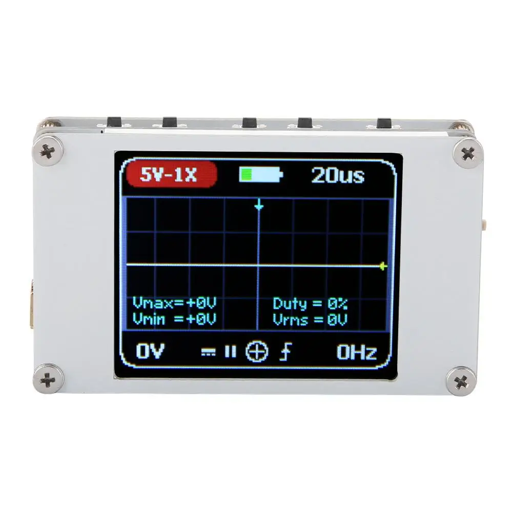 High Quality DSO188 Handheld Mini Pocket Portable Ultra-small Digital Oscilloscope 1M Bandwidth 1MHz High Quality
High Quality DSO188 Handheld Mini Pocket Portable Ultra-small Digital Oscilloscope 1M Bandwidth 1MHz High Quality