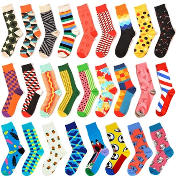 PEONFLY Novelty 2020 New Arrived Men Socks Funny Casual Fruit Geometry Printing Happy Socks Cotton Chaussettes Homme
PEONFLY Novelty 2020 New Arrived Men Socks Funny Casual Fruit Geometry Printing Happy Socks Cotton Chaussettes Homme