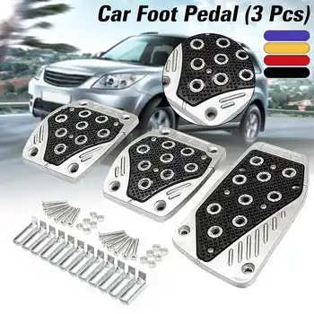 Universal Car Non-Slip Manual Transmission Gas Clutch Brake Foot Pedal Cover PVC Clutch+Brake+Throttle Pedals Car Foot Pedals
Universal Car Non-Slip Manual Transmission Gas Clutch Brake Foot Pedal Cover PVC Clutch+Brake+Throttle Pedals Car Foot Pedals
