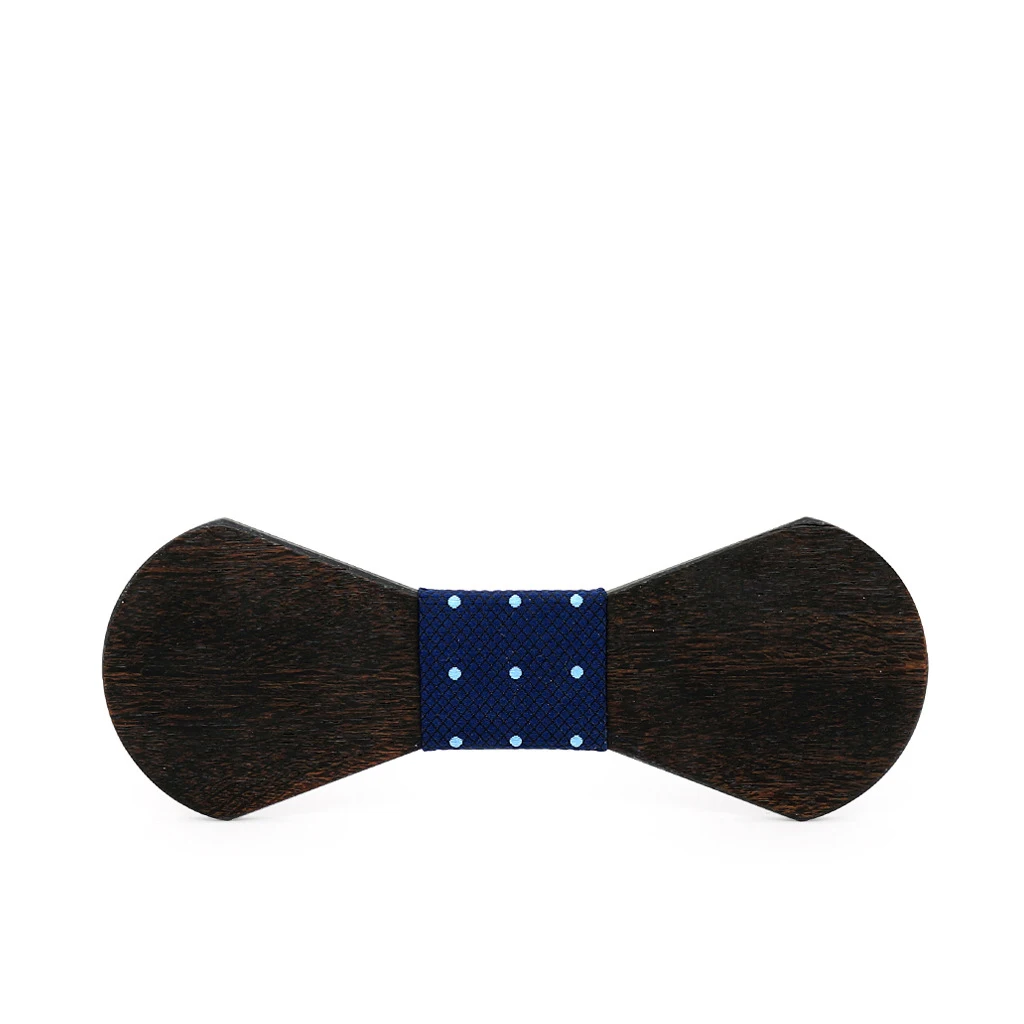 2019 новый простой атмосферный черный деловой деревянный галстук-бабочка твердый