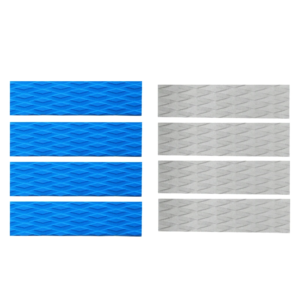 4 Pieces EVA Surfing Surf SUP Skimboard Surfboard Traction Pad Bar Grips Sky Blue/Grey for Longboard Boayboard Accessories
4 Pieces EVA Surfing Surf SUP Skimboard Surfboard Traction Pad Bar Grips Sky Blue/Grey for Longboard Boayboard Accessories