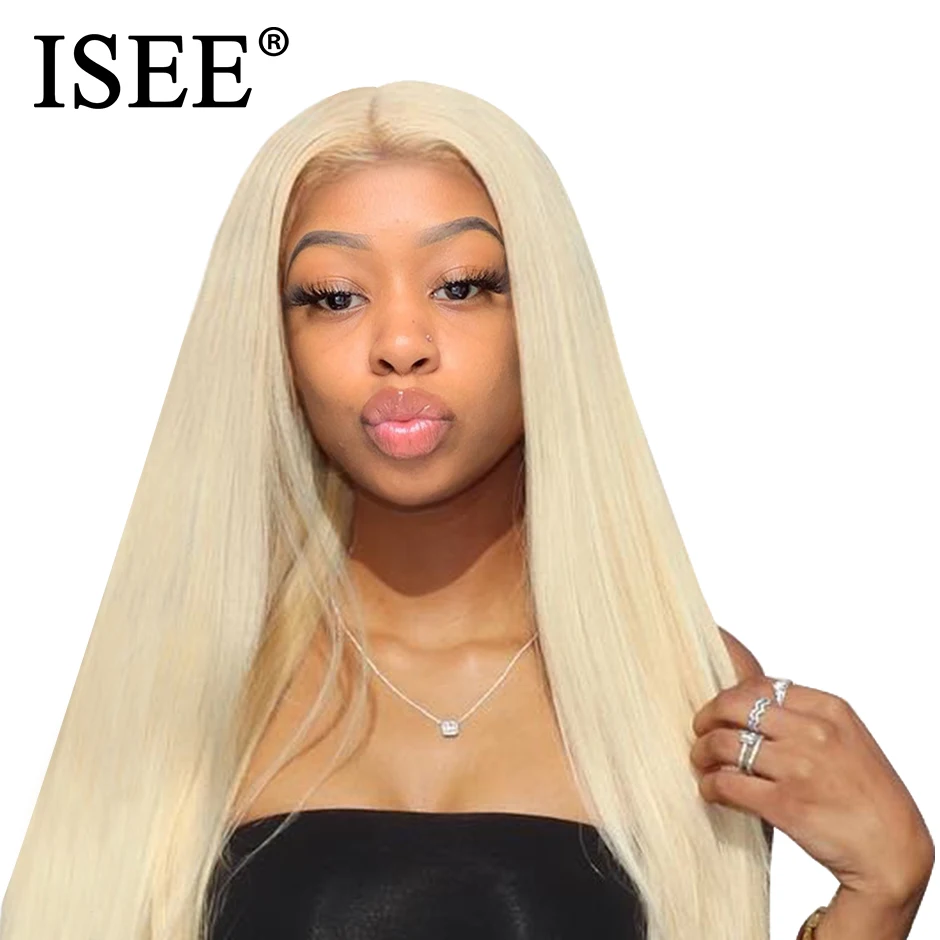Brazilian Straight 613 Lace Front Wig 150% Density Blonde Lace Front Wig Remy 13x4 ISEE HAIR Straight Lace Front Human Hair Wigs
Brazilian Straight 613 Lace Front Wig 150% Density Blonde Lace Front Wig Remy 13x4 ISEE HAIR Straight Lace Front Human Hair Wigs