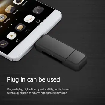 2in1 Multi-Function USB Card Reader Micro USB OTG to USB2.0 Adapter SD Card Reader For Android Phone Tablet PC Memery Reader
2in1 Multi-Function USB Card Reader Micro USB OTG to USB2.0 Adapter SD Card Reader For Android Phone Tablet PC Memery Reader