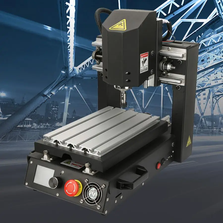 Cnc 400W High Strength Steel Integrated Desktop CNC Router Engraver Machine cnc Milling Machine
Cnc 400W High Strength Steel Integrated Desktop CNC Router Engraver Machine cnc Milling Machine