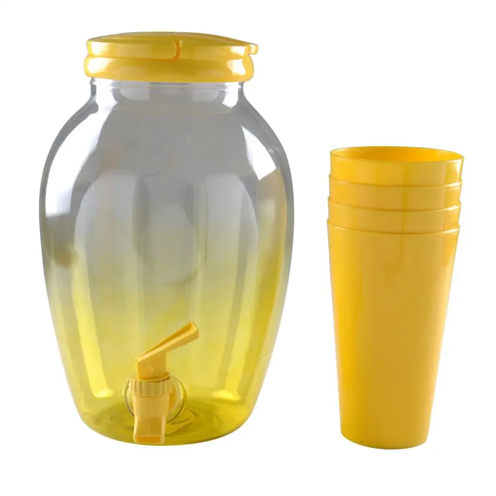 Large Capacity Pe Transparent Jar Juice Bottle Cold Bucket With Faucet Cold Kettle Portable Practical Plastic Cup For Party Bar
Large Capacity Pe Transparent Jar Juice Bottle Cold Bucket With Faucet Cold Kettle Portable Practical Plastic Cup For Party Bar