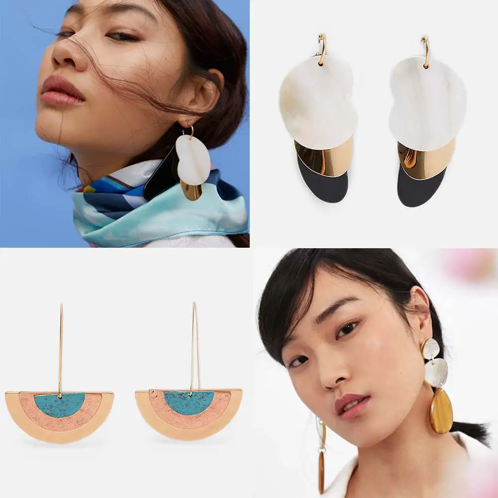 Flatfoosie ZA Metal Geometric Dangle Earrings For Women Girls Fashion New Petal Resin Vintage Long Drop Earring Party Jewelry
Flatfoosie ZA Metal Geometric Dangle Earrings For Women Girls Fashion New Petal Resin Vintage Long Drop Earring Party Jewelry