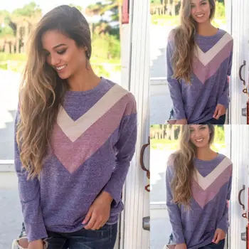 Autumn Fashion Women Patchwork Sweatshirts O-neck Long Sleeve Pullover Loose Hoodies Casual Sweatshirt New Streetwear
Autumn Fashion Women Patchwork Sweatshirts O-neck Long Sleeve Pullover Loose Hoodies Casual Sweatshirt New Streetwear