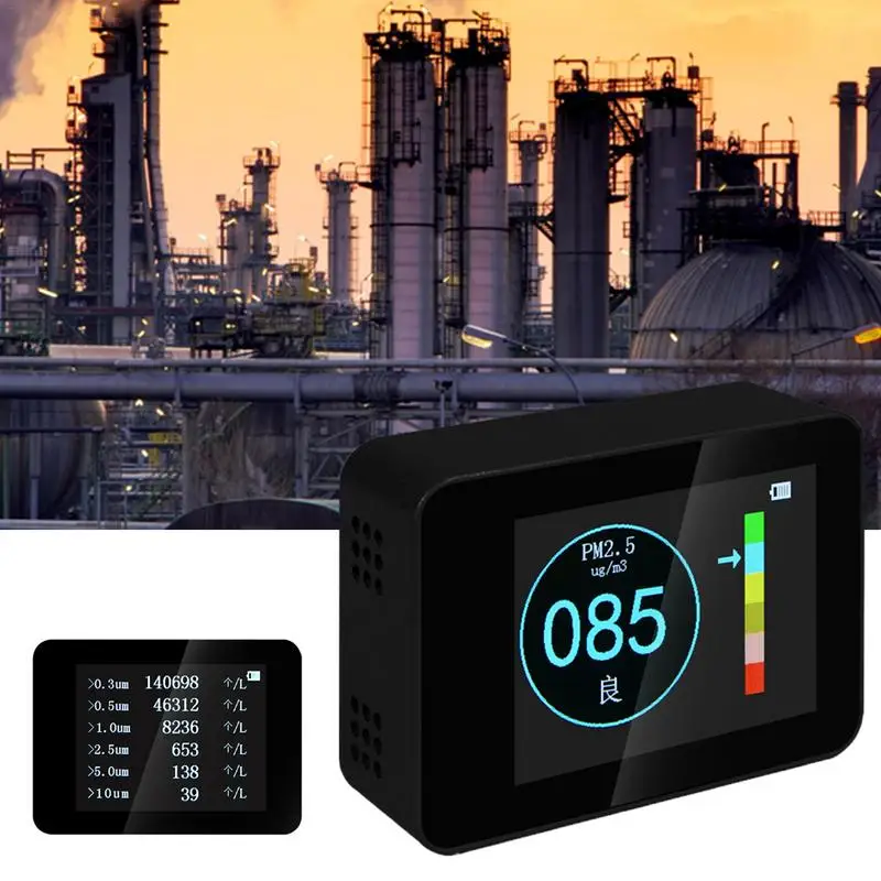Portable Digital Air Quality Monitor Laser PM1.0 PM2.5 PM10 Detector Home Office Car Gas Analyzer Air Quality LCD Tester Meter
Portable Digital Air Quality Monitor Laser PM1.0 PM2.5 PM10 Detector Home Office Car Gas Analyzer Air Quality LCD Tester Meter