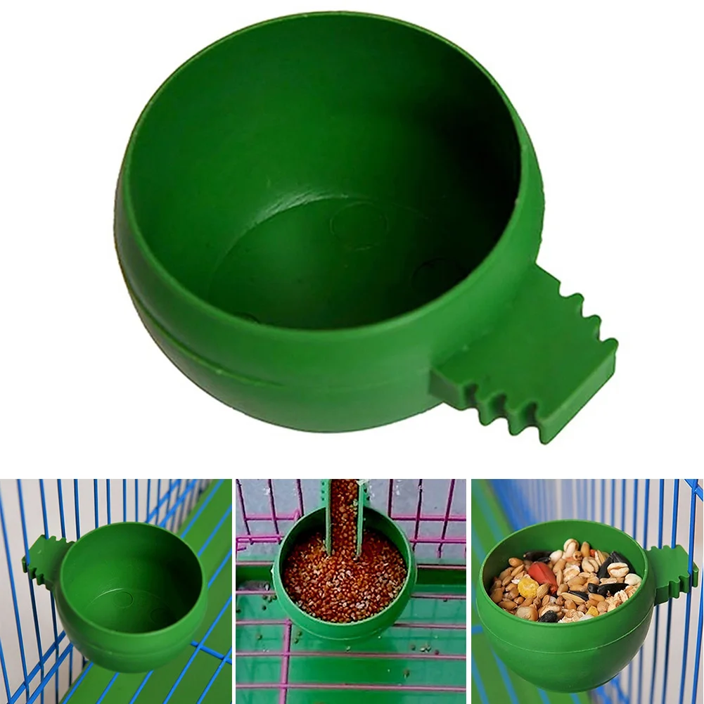 EMVANV Mini Bird Parrot Food Water Bowl Feeder Plastic Pigeons Birds Cage Sand Cup Feeding Holder Green(green)
EMVANV Mini Bird Parrot Food Water Bowl Feeder Plastic Pigeons Birds Cage Sand Cup Feeding Holder Green(green)