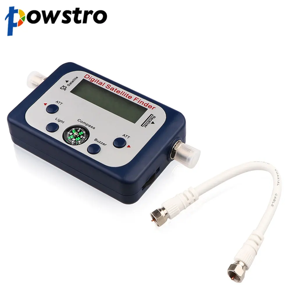 Powstro Universal GSF-9506 Digital Sat finder TV Satellite Finder Mini Antenna Satellite With LCD Screen Display for TV
Powstro Universal GSF-9506 Digital Sat finder TV Satellite Finder Mini Antenna Satellite With LCD Screen Display for TV