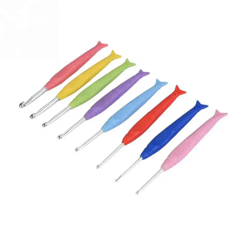 8Pcs Soft Rubber Handle Crochet Hook Kit TPR Knitting Needles Hook Crochet Hooks Loom Tool Band DIY Crafts
8Pcs Soft Rubber Handle Crochet Hook Kit TPR Knitting Needles Hook Crochet Hooks Loom Tool Band DIY Crafts