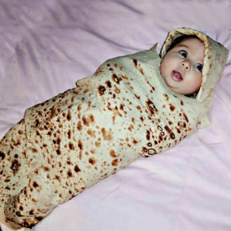 Baby Infant Swaddle Wrap Newborn Baby Blanket Snack Tortilla Pattern Blanket Round Burrito Shaped for Adult Car Office Quilts
Baby Infant Swaddle Wrap Newborn Baby Blanket Snack Tortilla Pattern Blanket Round Burrito Shaped for Adult Car Office Quilts
