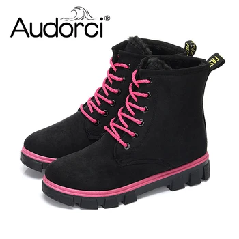 Audorci 2018 Women Winter 4Color Snow Boots Woman Outdoor Keep Warm Martin Boots Female Fashion Casual Shoes Size 35-40 With Fur
Audorci 2018 Women Winter 4Color Snow Boots Woman Outdoor Keep Warm Martin Boots Female Fashion Casual Shoes Size 35-40 With Fur