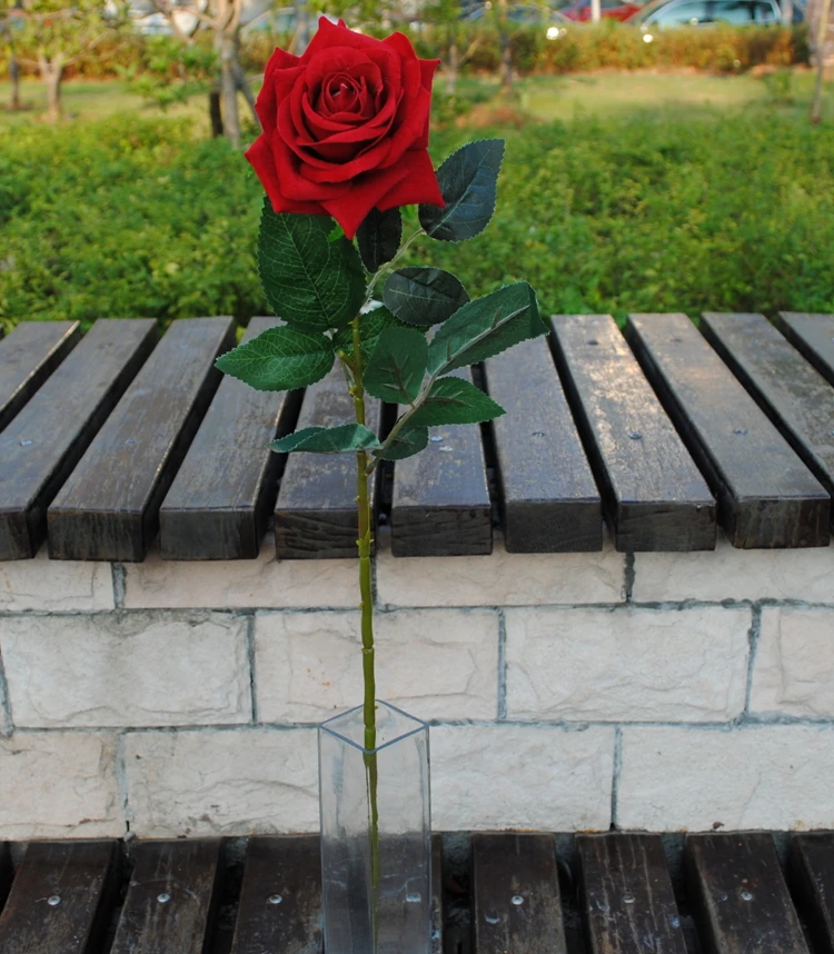 Artificial False Flannel Red Rose Flowers 1 Flower Head Home Wedding Garden Decor
Artificial False Flannel Red Rose Flowers 1 Flower Head Home Wedding Garden Decor