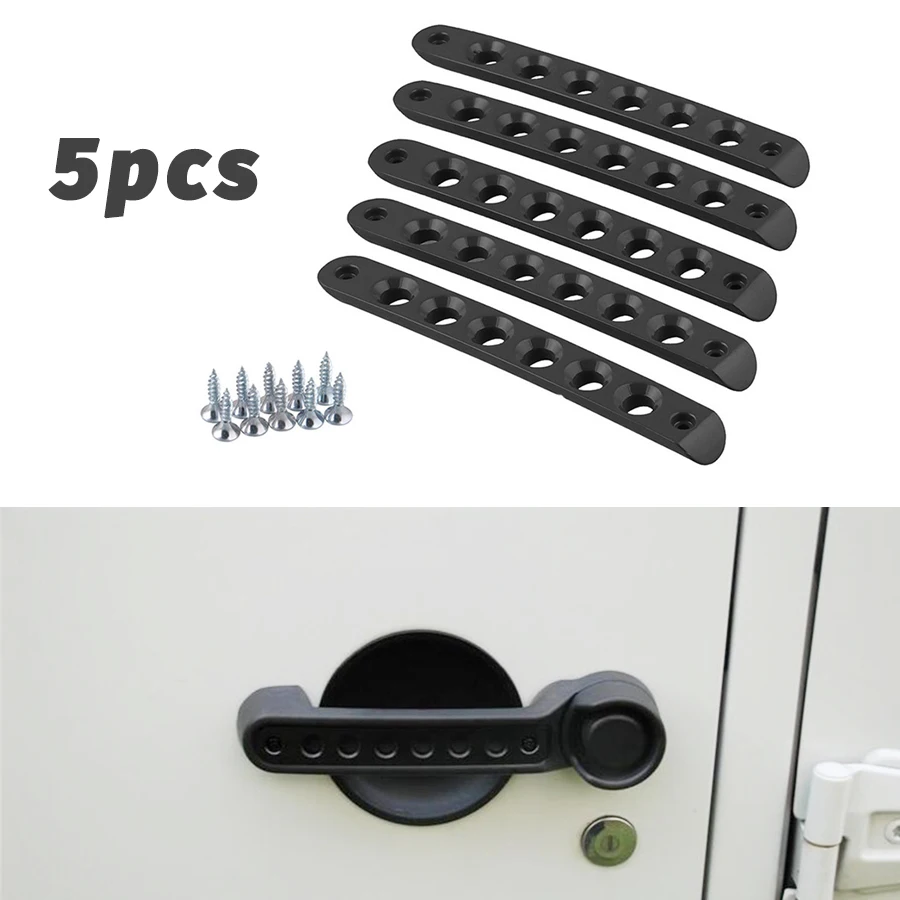 5pcs Door Handle Insert Tailgate grab handle covers Aluminum Black For 2007 - 2017 Jeep Wrangler JK Unlimited 2/4 Door
5pcs Door Handle Insert Tailgate grab handle covers Aluminum Black For 2007 - 2017 Jeep Wrangler JK Unlimited 2/4 Door
