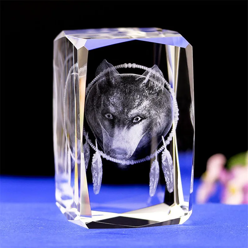 Crystal Home Decor Ornaments 3D Laser Engraved Crystal Glass Decoration Wolf Festival Wedding Gifts Home Decoration Accessories
Crystal Home Decor Ornaments 3D Laser Engraved Crystal Glass Decoration Wolf Festival Wedding Gifts Home Decoration Accessories