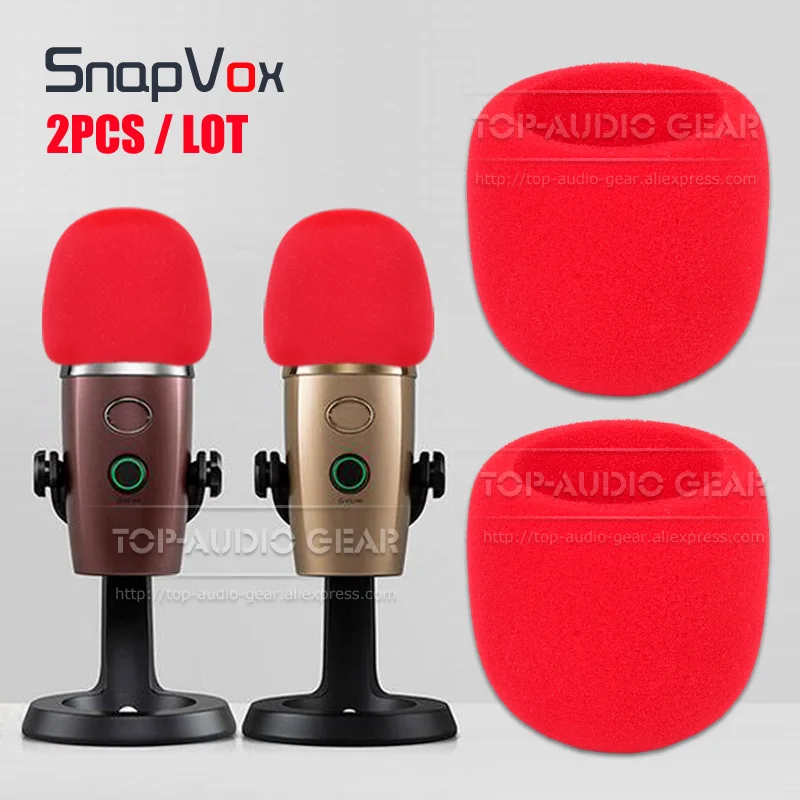 2PCS/LOT Red Color Windshield Microfono Sponge Mic Cover Windproof Foam For Blue Yeti Nano Microphone Pop Filter Windscreen
2PCS/LOT Red Color Windshield Microfono Sponge Mic Cover Windproof Foam For Blue Yeti Nano Microphone Pop Filter Windscreen