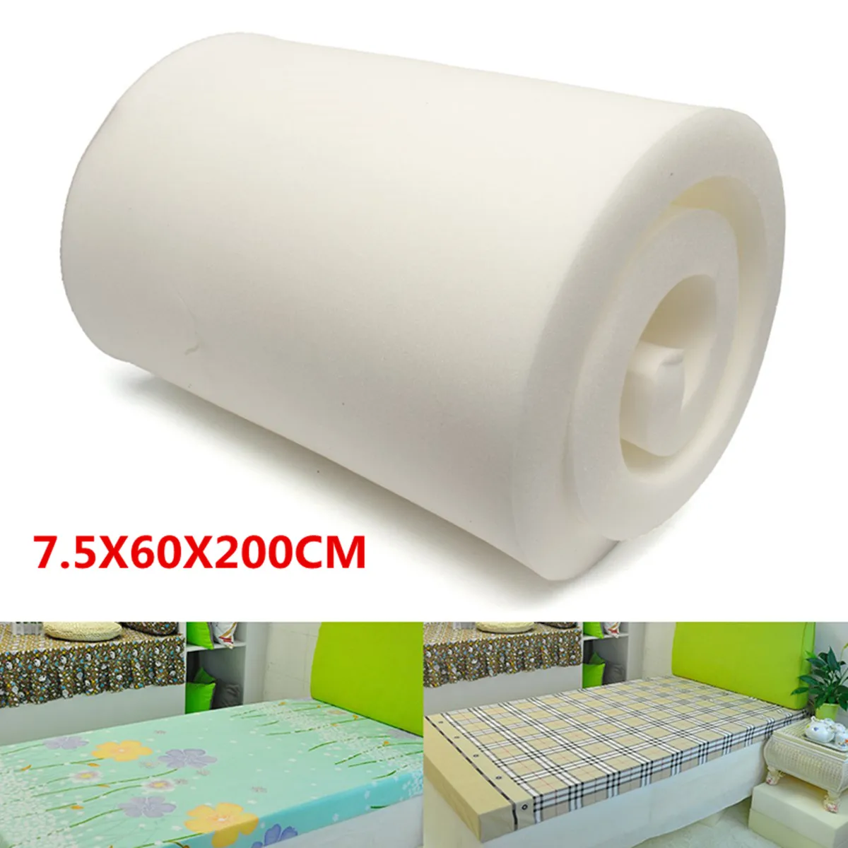 High Density Polyurethane Foam Firm Upholstery White Foam Chair Seat Rubber Cushion Furniture Replacement Pad 79x24x3 Inch
High Density Polyurethane Foam Firm Upholstery White Foam Chair Seat Rubber Cushion Furniture Replacement Pad 79x24x3 Inch