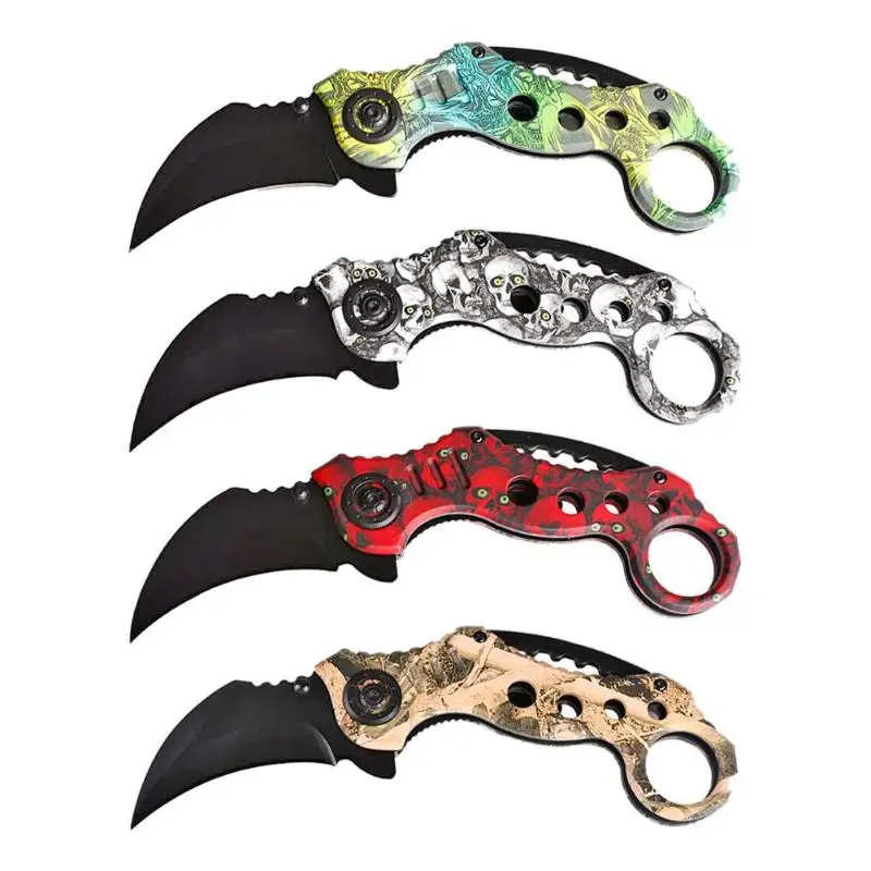 High Carbon Steel Blade Folding Hunting Knives EDC Tools Survival Cutter make grip safer and more comfortable High Carbon Steel
High Carbon Steel Blade Folding Hunting Knives EDC Tools Survival Cutter make grip safer and more comfortable High Carbon Steel
